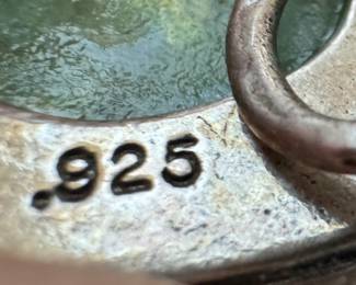 Sterling Silver Necklace with Pearl Pendant