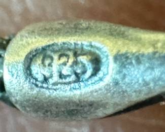 Sterling Silver Necklace with Pearl Pendant