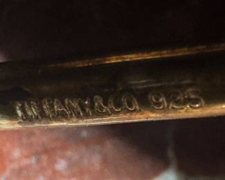 Tiffany & Co Sterling Silver Heart Shaped Perfume Bottle with Sterling Silver Funnel