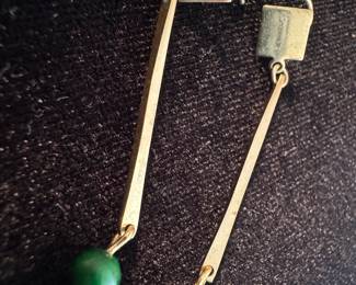 14K Gold Dangle Earrings