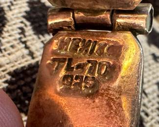 Sterling Silver & Malachite Bracelet