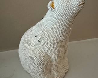 Judith Leiber Polar Bear Blanc Clutch