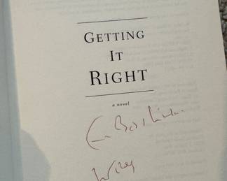 "Getting it Right" Autographed by the author William F. Buckley Jr.