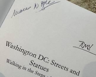 "Washington DC: Streets & Statues - Walking in Steps of History" Autographed by the author Mark N. Ozer