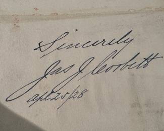 "The Roar of the Crowd" Autographed by the author James Corbett