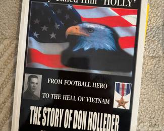 "They Called Him 'Holly' - The Story of Don Holleder" Autographed by the author Harvey Shapiro