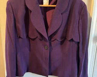 Vintage Karl Lagerfeld Purple Blazer Size 42