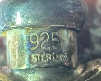 Tiffany & Co Sterling Silver Heart Shaped Perfume Bottle with Sterling Silver Funnel