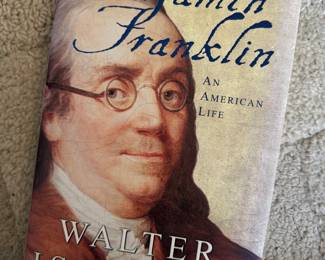 "Benjamin Franklin - An American Life" Autographed by the author Walter Isaacson