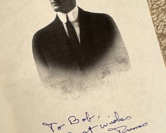 "Walter Johnson - Baseball's Big Train" Autographed by the author Henry W. Thomas