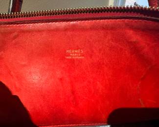 Hermes Ostrich Bolide Handbag