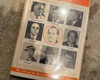 "With the Gloves Off" Autographed by the author Teddy Hayes