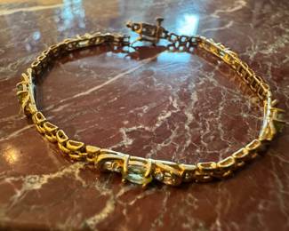 14K Gold Clasp Bracelet