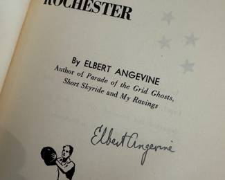 "Basketball in Rochester" Autographed by the author Elbert Angevine