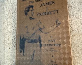 "Gentleman Jim" The Story of James J. Corbett by Nat Fleischer - First Edition