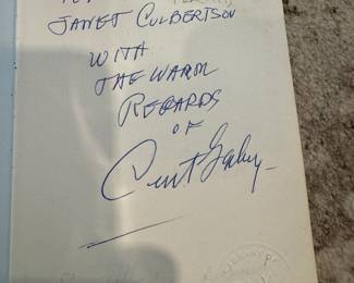 "Never A Dull Moment" Autographed by the author Curt Gerling