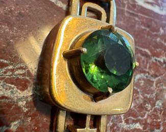 14K Gold with Emerald Pendant