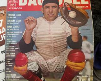 1955 Street & Smith's Baseball Yearbook magazine / Yogi Berra Cover