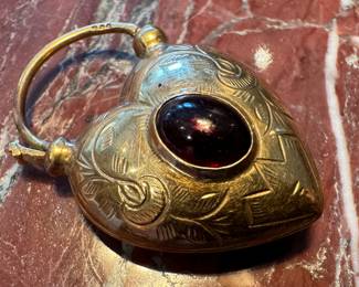 14K Gold Heart Pendant