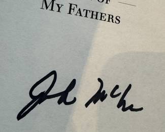 "Faith of my Fathers" Autographed by the author John McCain