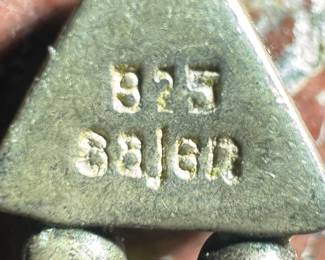 Sterling Silver Necklace with Sterling Silver Pendant