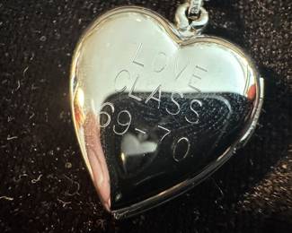 Sterling Silver Necklace with Heart Pendant