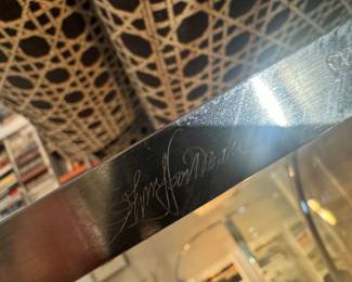 Pair of Chrome Table Lamps by Cedric Hartman