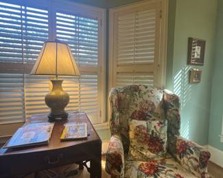 Occasional chair and table