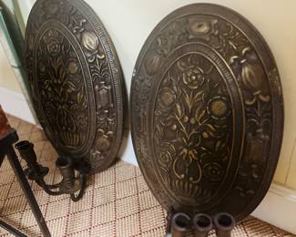Wall plaques candlesticks