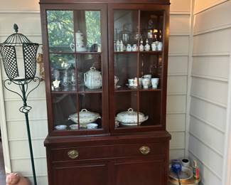 Mahogany China cabinet