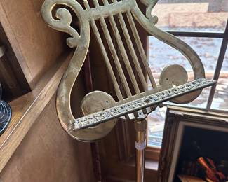 Brass music stand