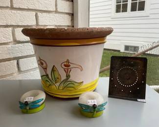 candle holders, pots