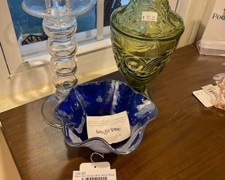 Glass Eye Studio Blue Wave Bowl