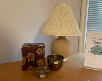Trinket Boxes, Lamps