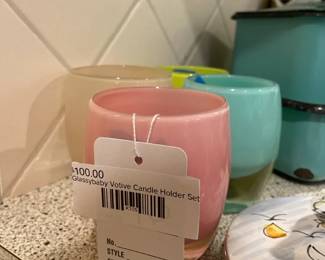 Glassybaby Votive Candle Holder Set