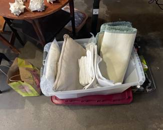 pillows, rugs