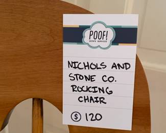 Nichols and stone co rocking chair