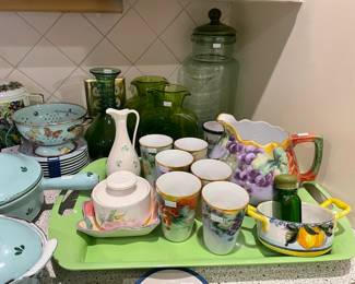 Mackenzie Childs Butterfly Colander