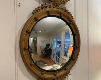 Vintage Eagle Convex Mirror