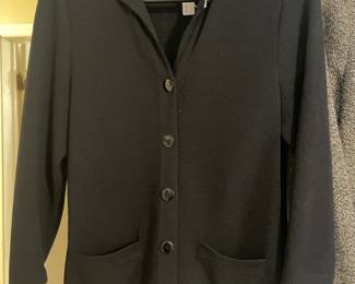 Vintage St. John Basics Black Cardigan (Size Small)