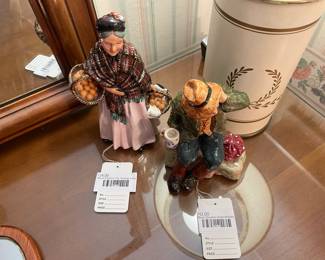 Royal Doulton Owd William, Royal Doulton The Orange Lady
