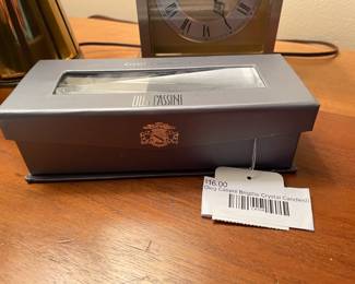 Oleg Cassini brigitte crystal candlestick