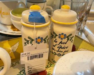 La Leçon French Spice Jar Set