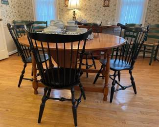 Dining Tables, Dining Chairs, Wedgwood Embossed China Set
