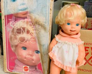 Vintage Tearful Baby Tender Love
