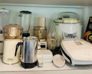 Close-up of Kitchen Appliances