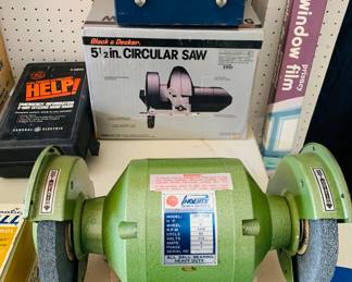 Bench Grinder / Circular Saw 