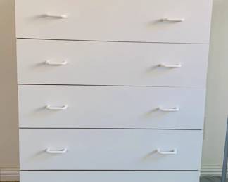 White Drawers