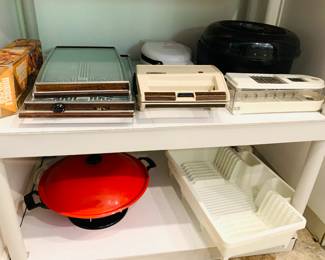 Closeup of Kitchen Appliances