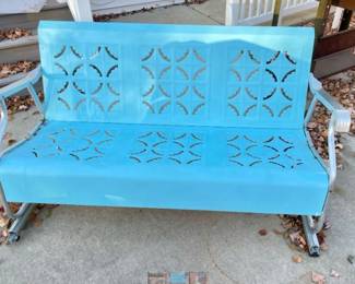 1940's outdoor bench